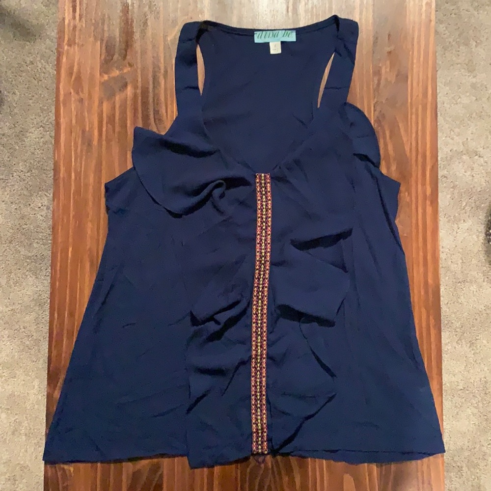 Racerback blouse
